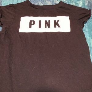 Pink black shirt